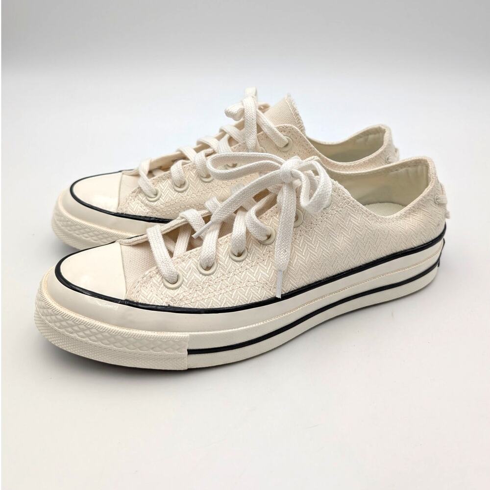 Converse Chuck 70 Lace-Up Sneaker Shoes Unisex Off White Size US W8/M6 EU39